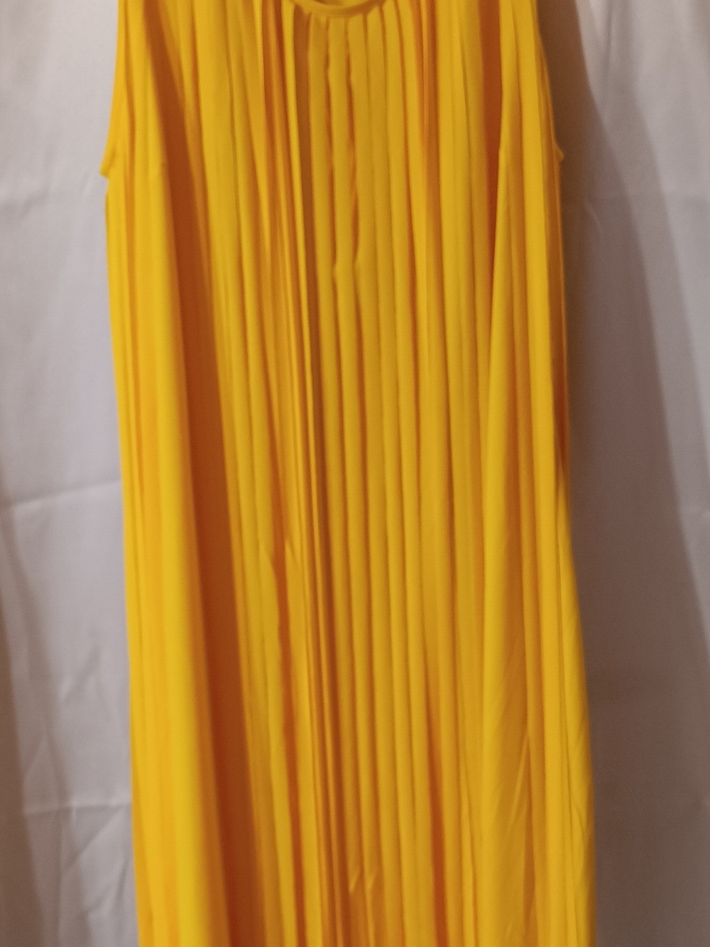 Yellow Pleated Women’s Skirt